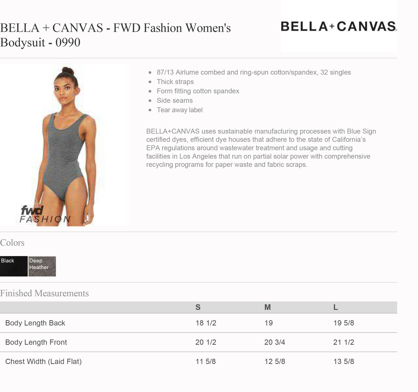 Women's FWD Fashion Bodysuit
