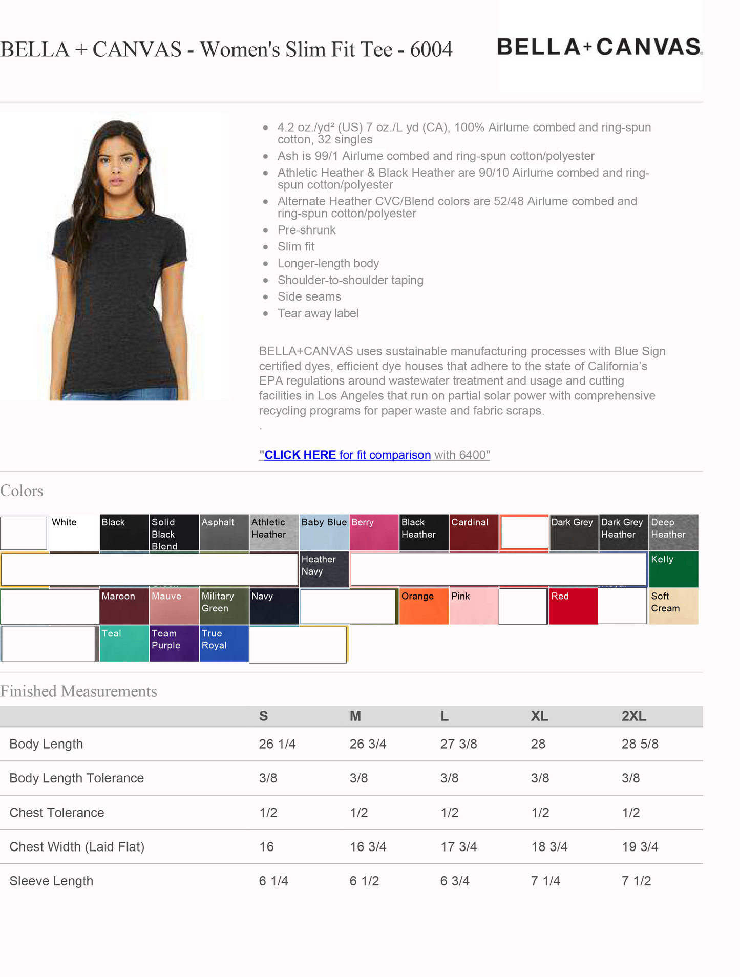 Women's Slim Fit Tee