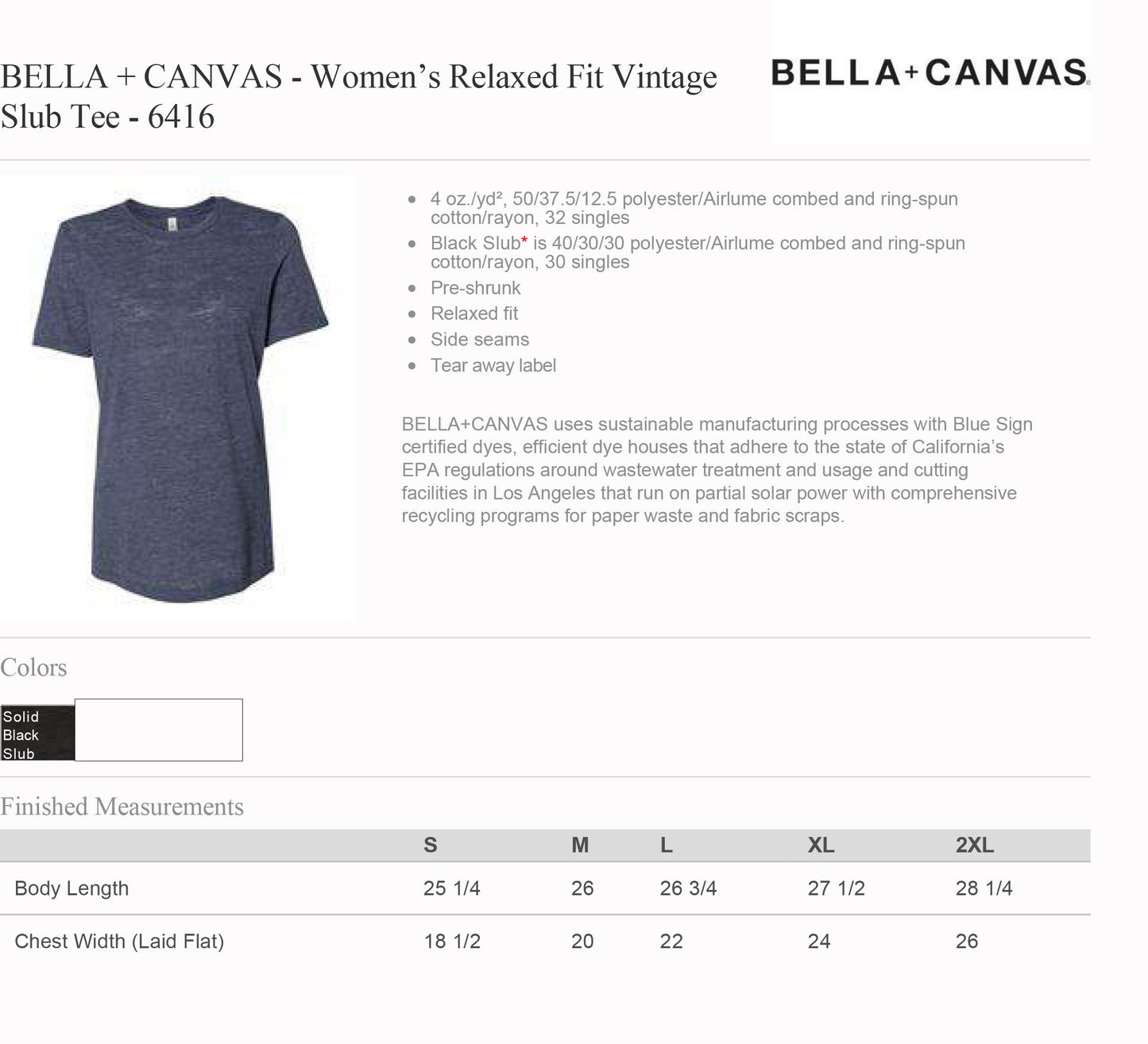 Women's Relaxed Fit Vintage Slub Tee