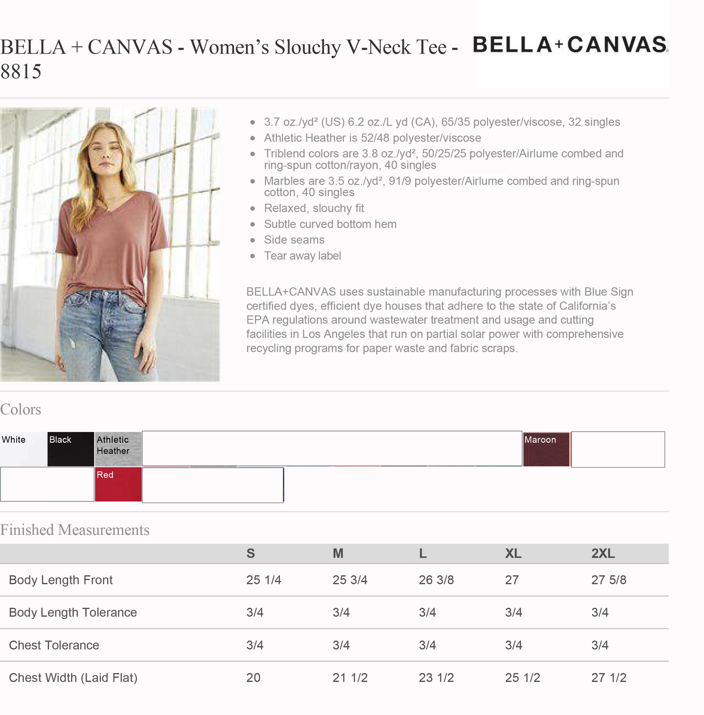 Women's Slouchy V-Neck Tee