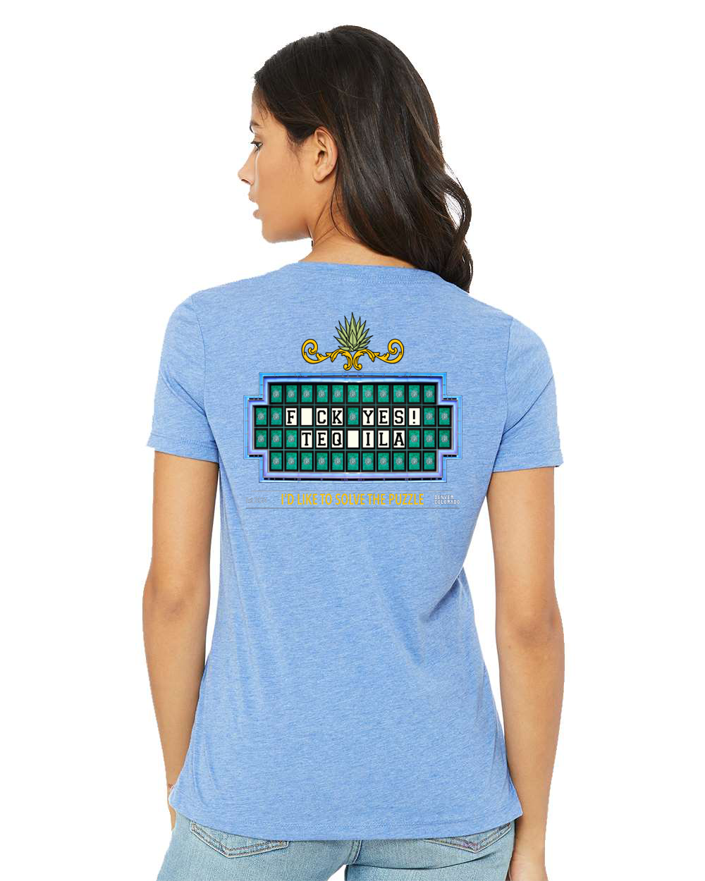 Women's Relaxed Triblend Short Sleeve V-Neck Tee