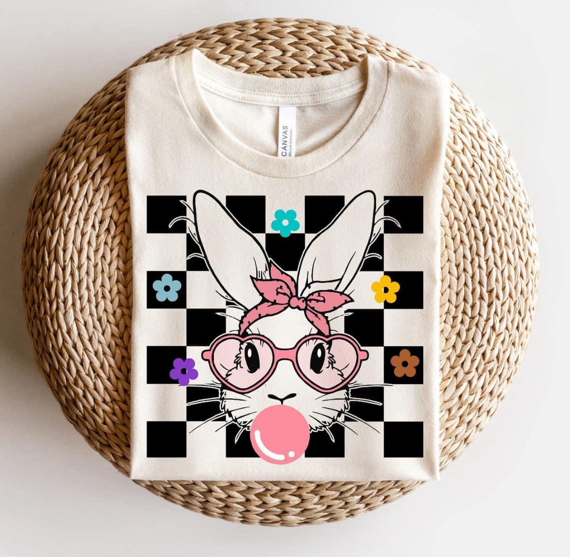 Easter Bunny with Bandana and Glasses