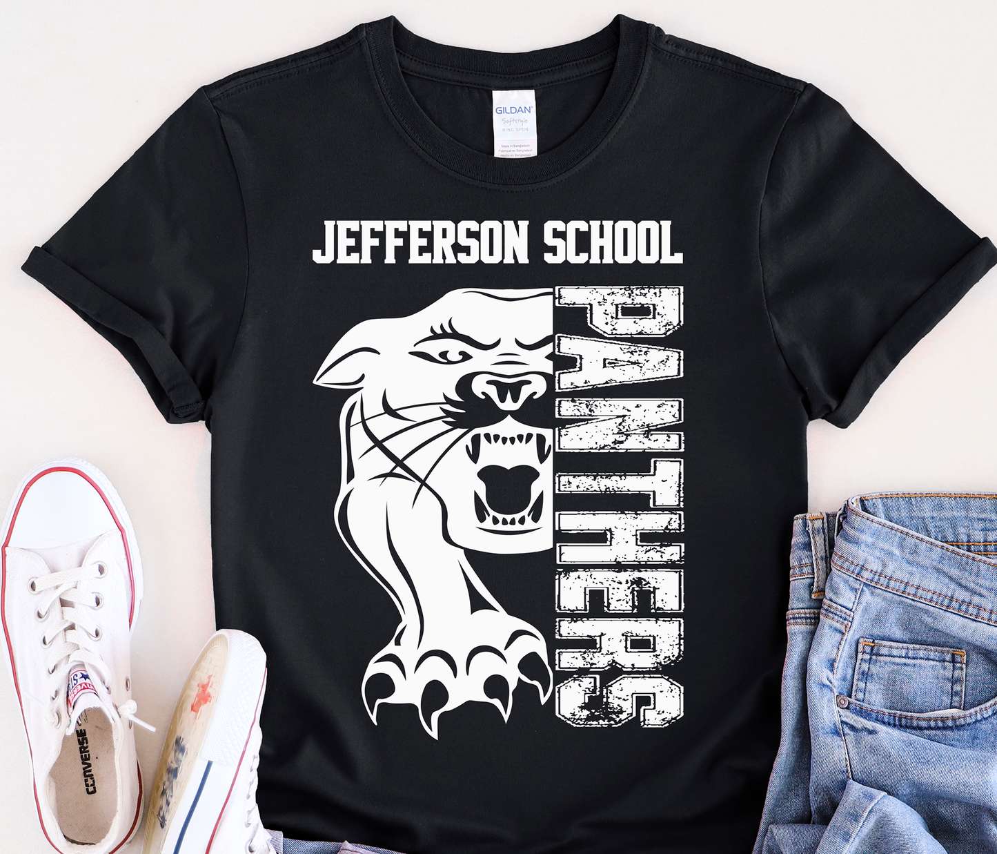 Jefferson School Panthers (Adult Sizes)