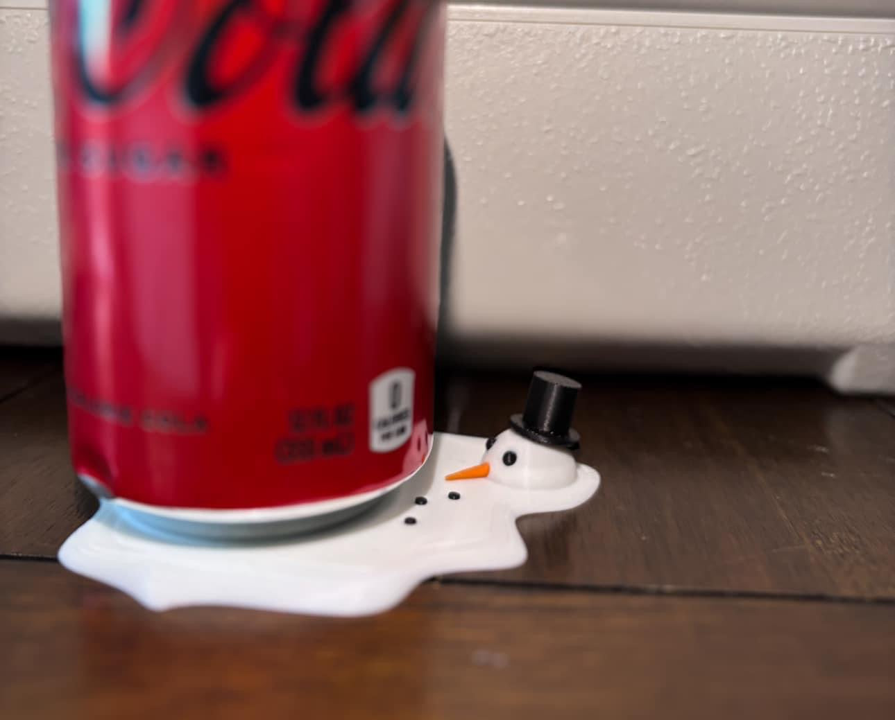 Melted Snowman coaster