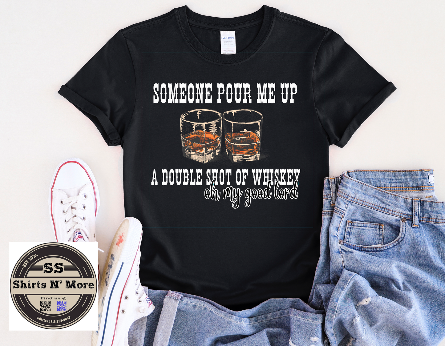 Pour me up a double shot of whiskey