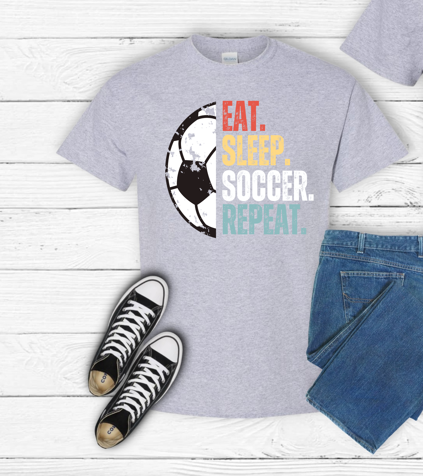 Eat Sleep Soccer Repeat