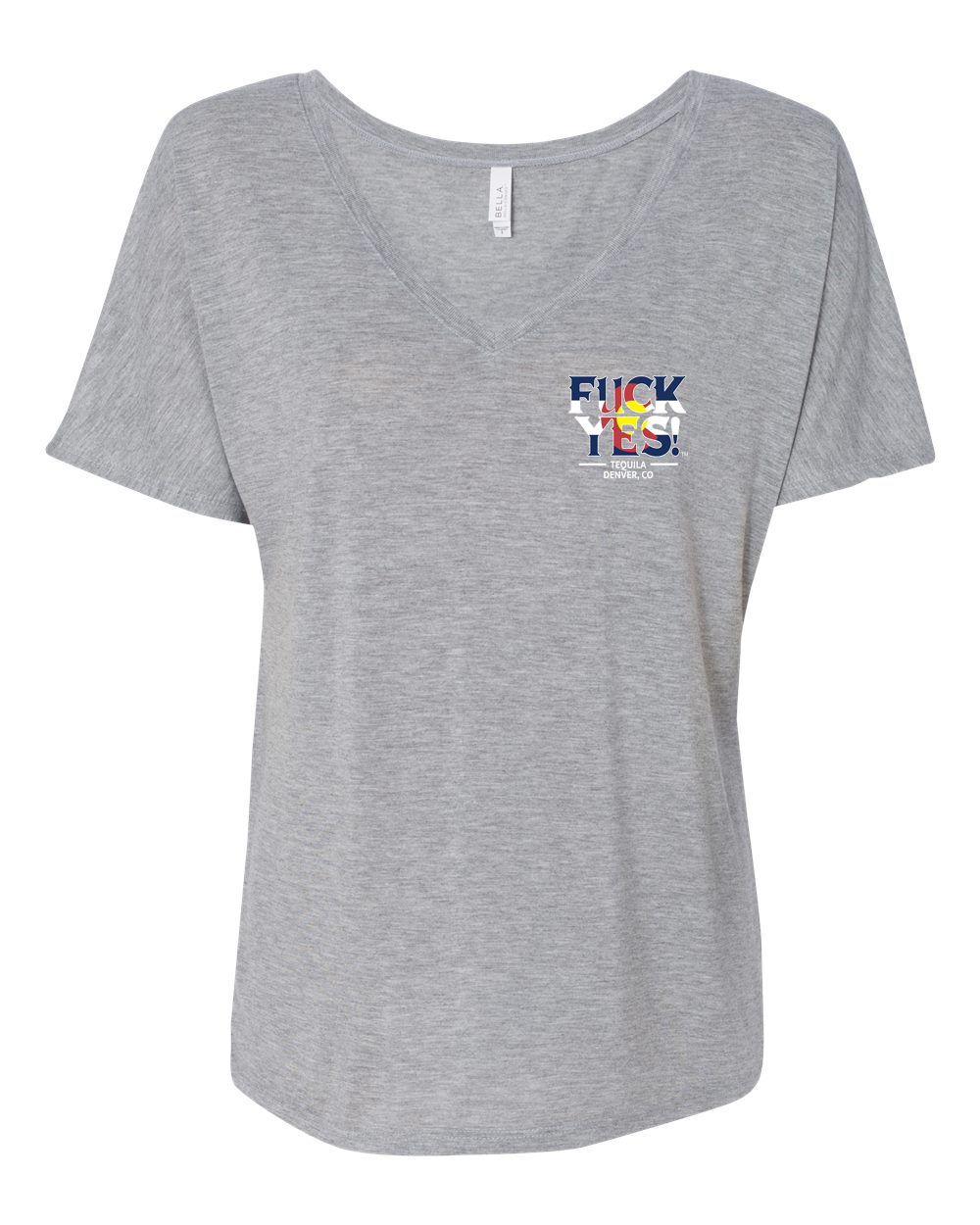 Women's Slouchy V-Neck Tee – SS Shirts & More