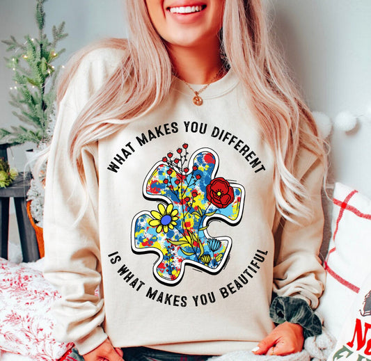 What makes you different makes you beautiful