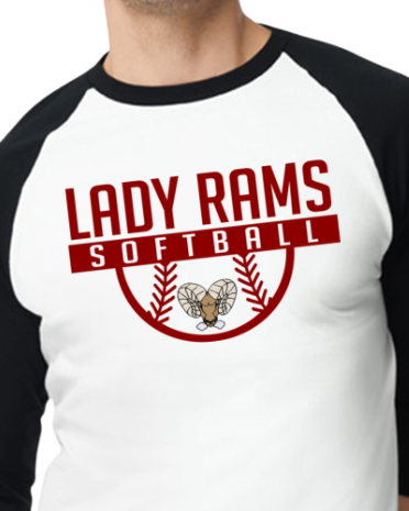 Lady Rams Softball (3/4 Sleeve) – SS Shirts & More