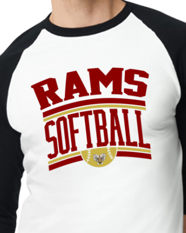 Rams Softball (3/4 Sleeve)